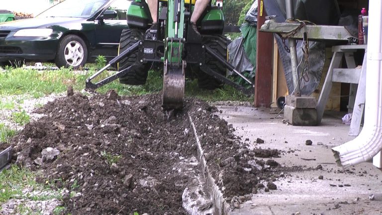 Brian’s Backhoe Drainage Project