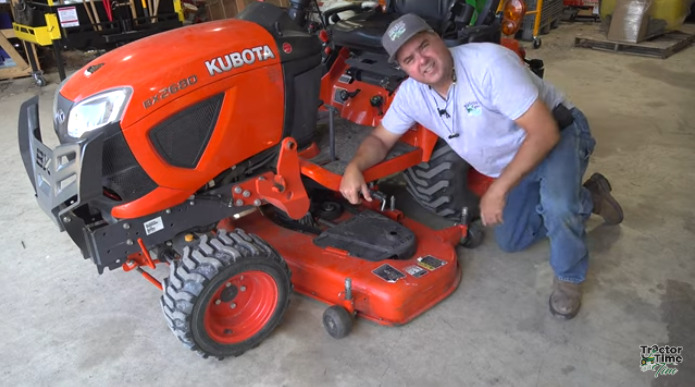 Kubota BX vs. Deere 1025R – Round 2 – Mower Setup and Specs