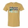 Custom Name Tractor Time Short Sleeve Unisex T-Shirt