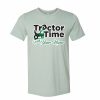 Custom Name Tractor Time Short Sleeve Unisex T-Shirt