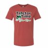 Custom Name Tractor Time Short Sleeve Unisex T-Shirt
