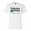 Custom Name Tractor Time Short Sleeve Unisex T-Shirt