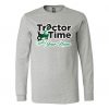 Custom Name Tractor Time Long Sleeve Unisex T-Shirt