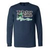 Custom Name Tractor Time Long Sleeve Unisex T-Shirt