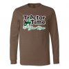 Custom Name Tractor Time Long Sleeve Unisex T-Shirt