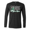 Custom Name Tractor Time Long Sleeve Unisex T-Shirt