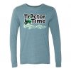 Custom Name Tractor Time Long Sleeve Unisex T-Shirt