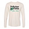 Custom Name Tractor Time Long Sleeve Unisex T-Shirt